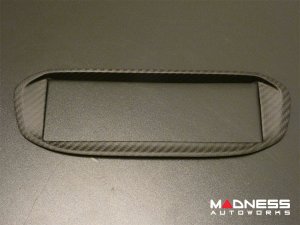 Alfa Romeo 4C Carbon Fiber Radio Cover Frame - Matte Alfa Romeo 4C Carbon Fiber Radio Cover Frame - Matte